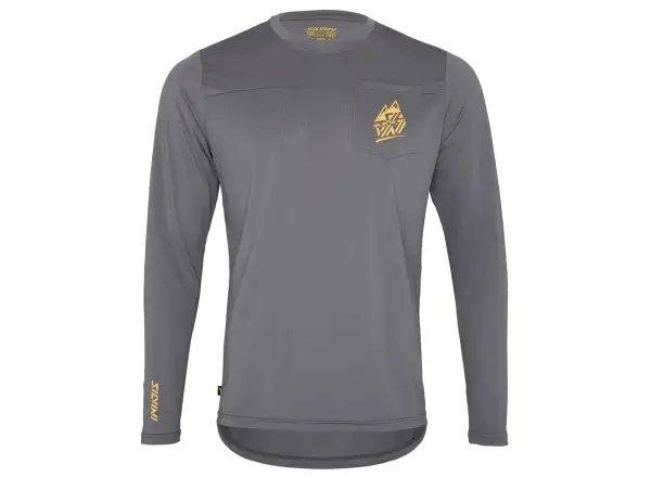 Silvini Ello pánsky voľný dres dlhý rukáv Grey/Tiger