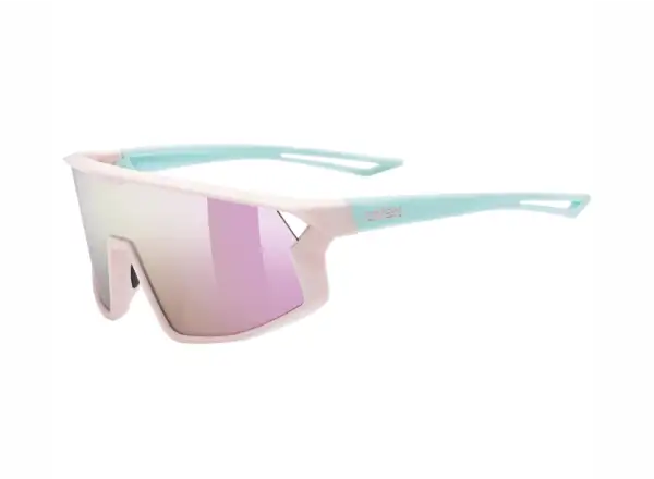 Uvex Skyryse JR. detské okuliare Pink/Green Matt/Mirror Pink