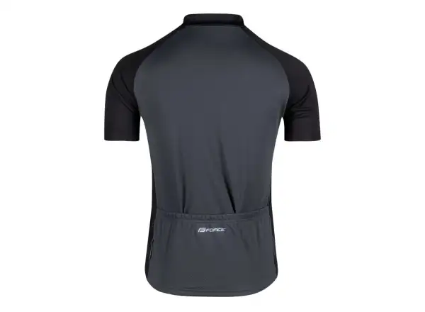 Force Rock pánsky dres krátky rukáv sivá/čierna