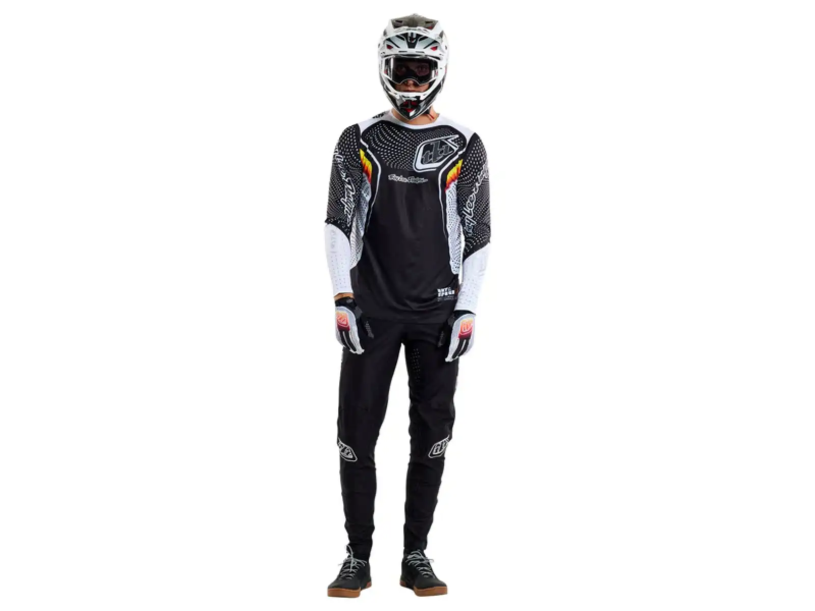 Troy Lee Designs Sprint Ultra Optic pánsky dres dlhý rukáv Black