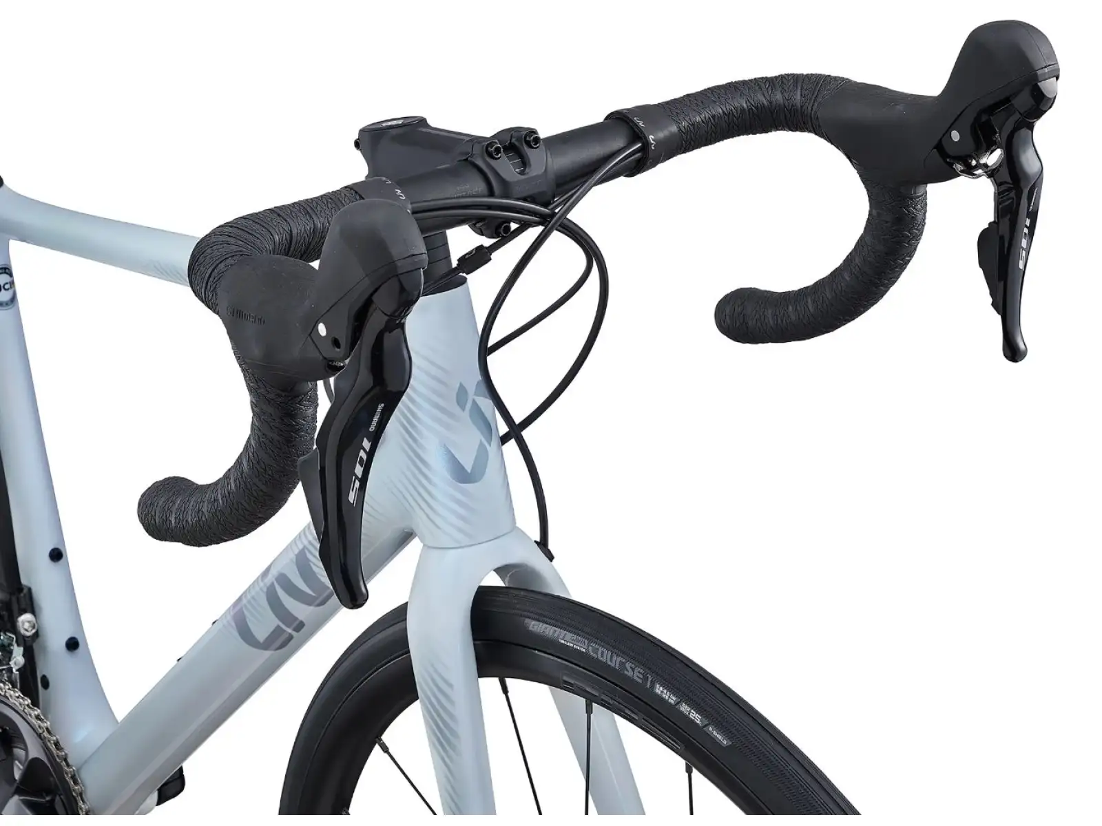 Liv Langma Advanced 2 Disc cestný bicykel unicorn white