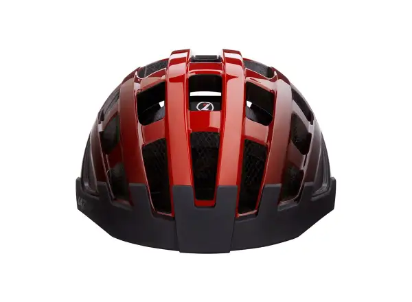 Prilba Lazer Compact DLX Red/Black, veľkosť 4, rozmer 1,5 mm. Uni (54-61 cm)