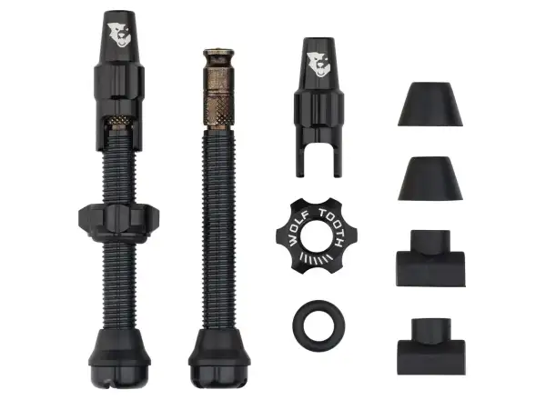 Wolf Tooth bezdušové ventilky Click Valve kit 44mm čierna