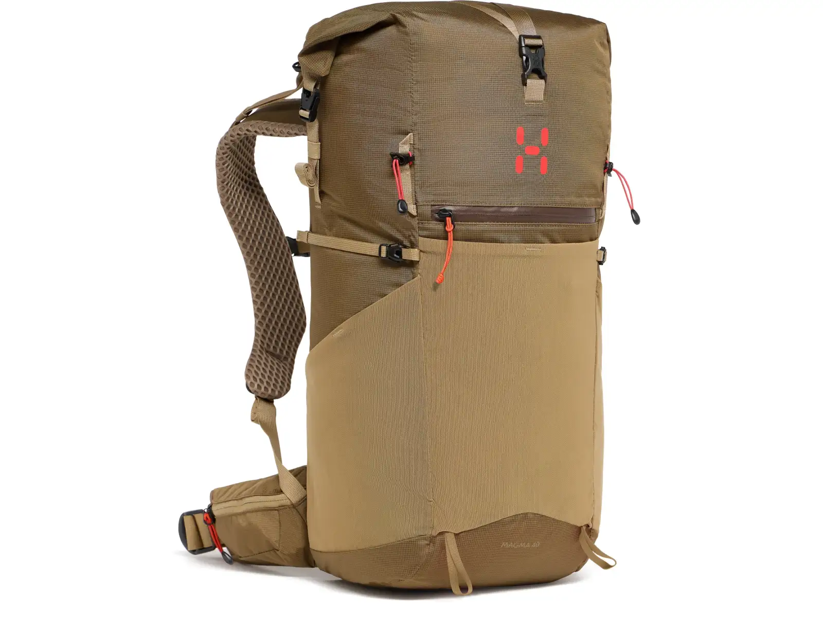 Haglöfs Magma Rolltop 40 WR batoh Teak Brown/Oak Brown 40l
