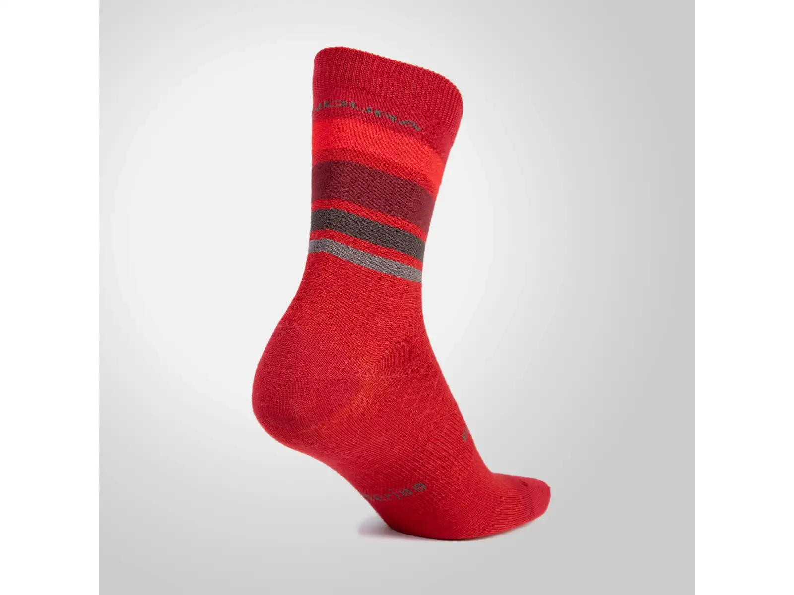 Endura Merino Stripe ponožky Red