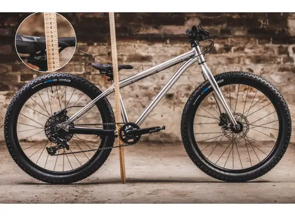 Early Rider Seeker 24 detský bicykel Brushed Aluminium