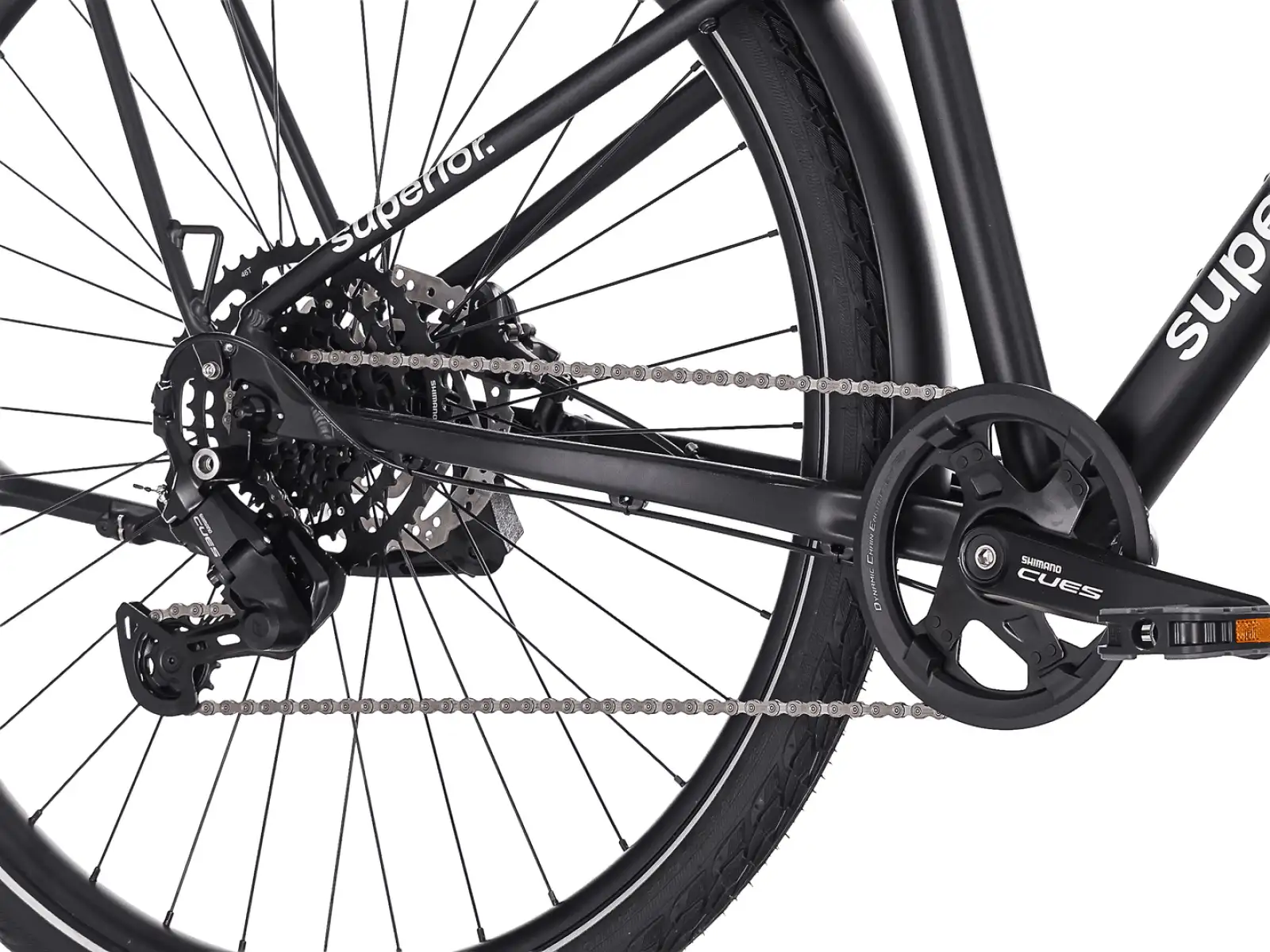 Superior Blox 6.4 T mestský bicykel Matte Black