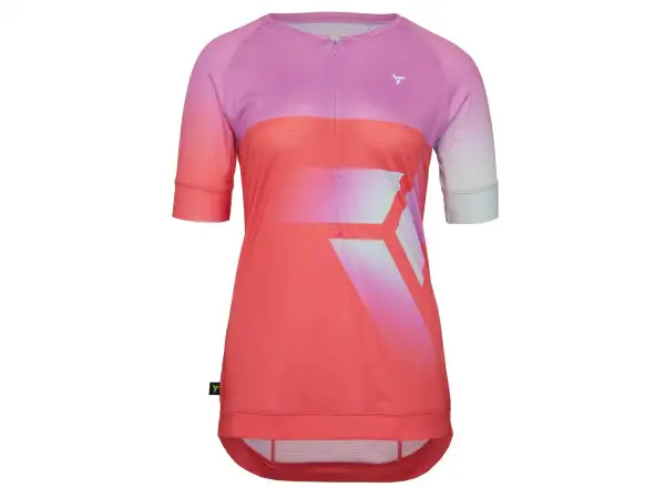Silvini Stabina dámsky voľný dres krátky rukáv Blush/Coral