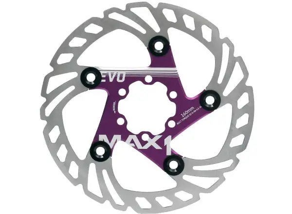 MAX1 Evo brzdový kotúč 160 mm fialový