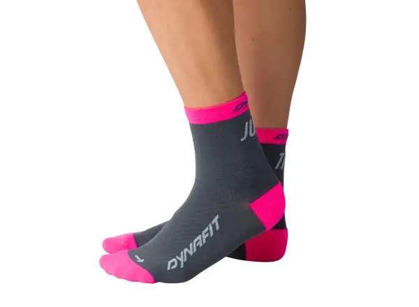 Dynafit Trail Mid bežecké ponožky Cinder/Pink Glo