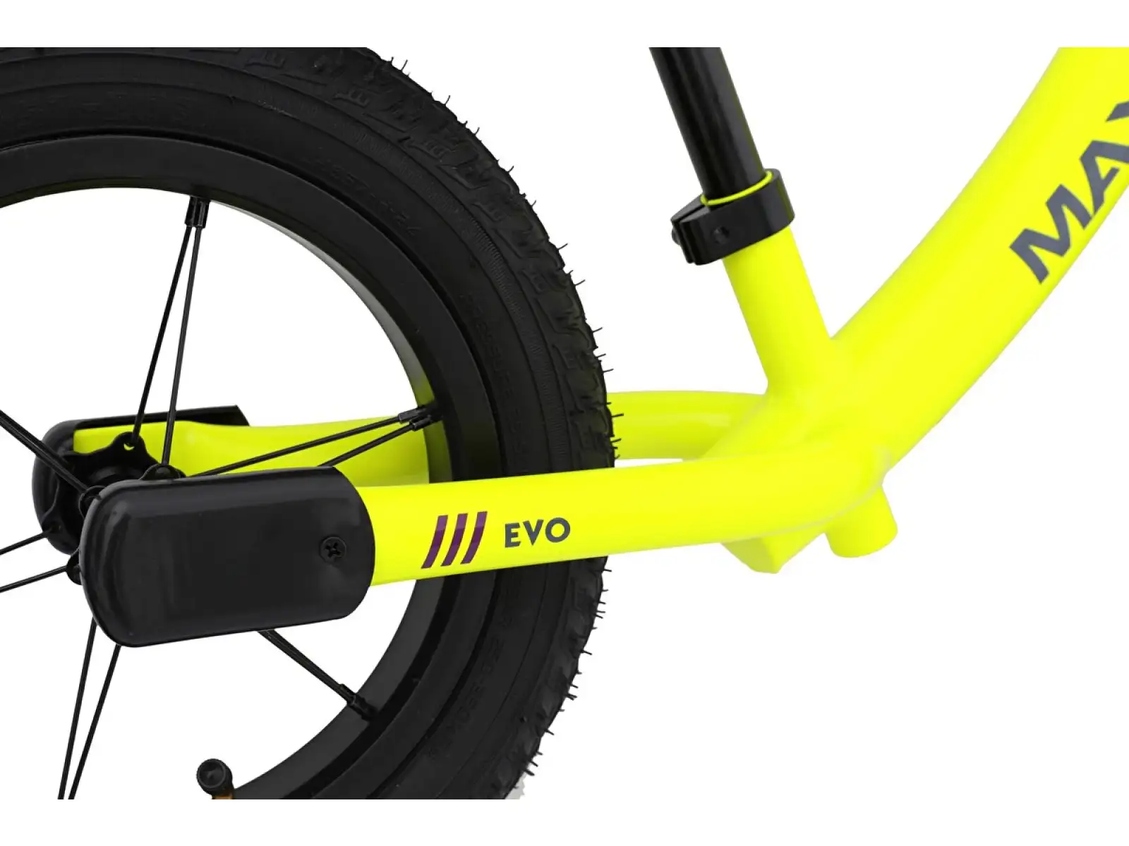 odrážadlo MAXÍK Evo Lite fluo žltá/fialová