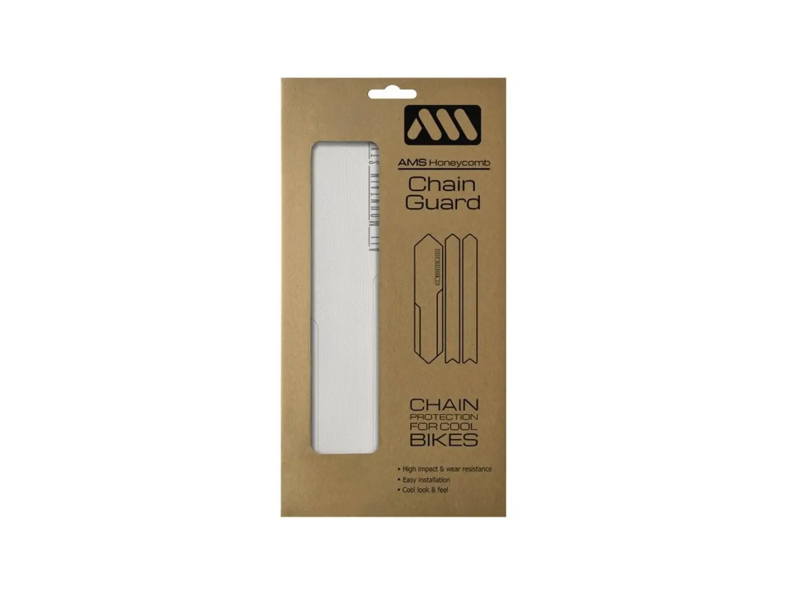 All Mountain Style ochranné polepy pod reťaz Clear/Silver