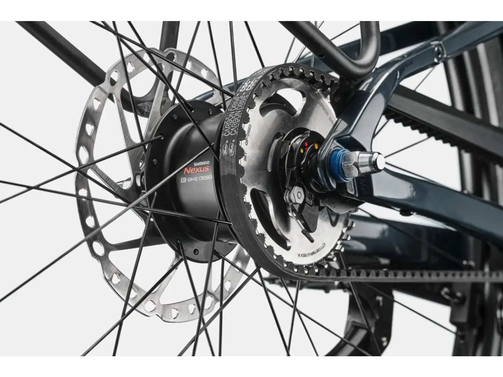 Cannondale FlyingV 2 Tungsten blue mestský ľahký elektrobicykel