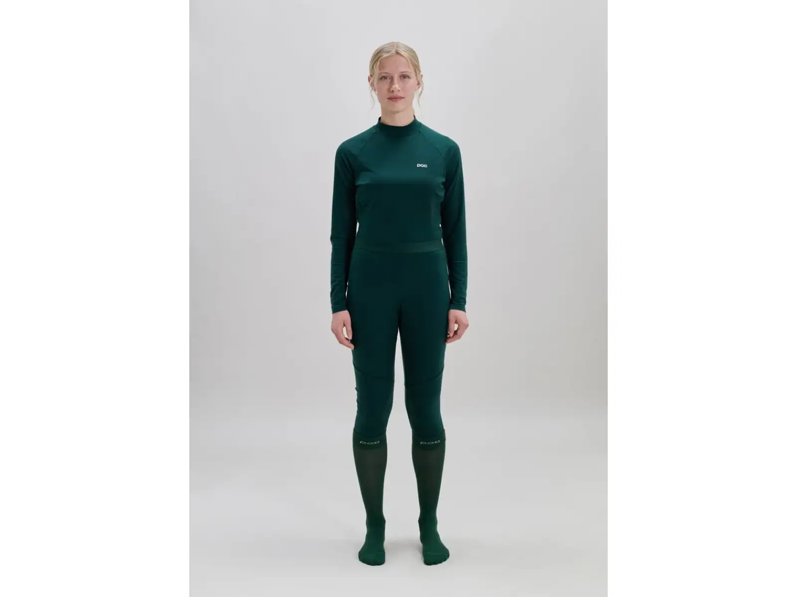 POC Layer Merino 3/4 dámske spodné nohavice Pargasite Green