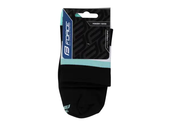 Force Stripe krátke ponožky čierna