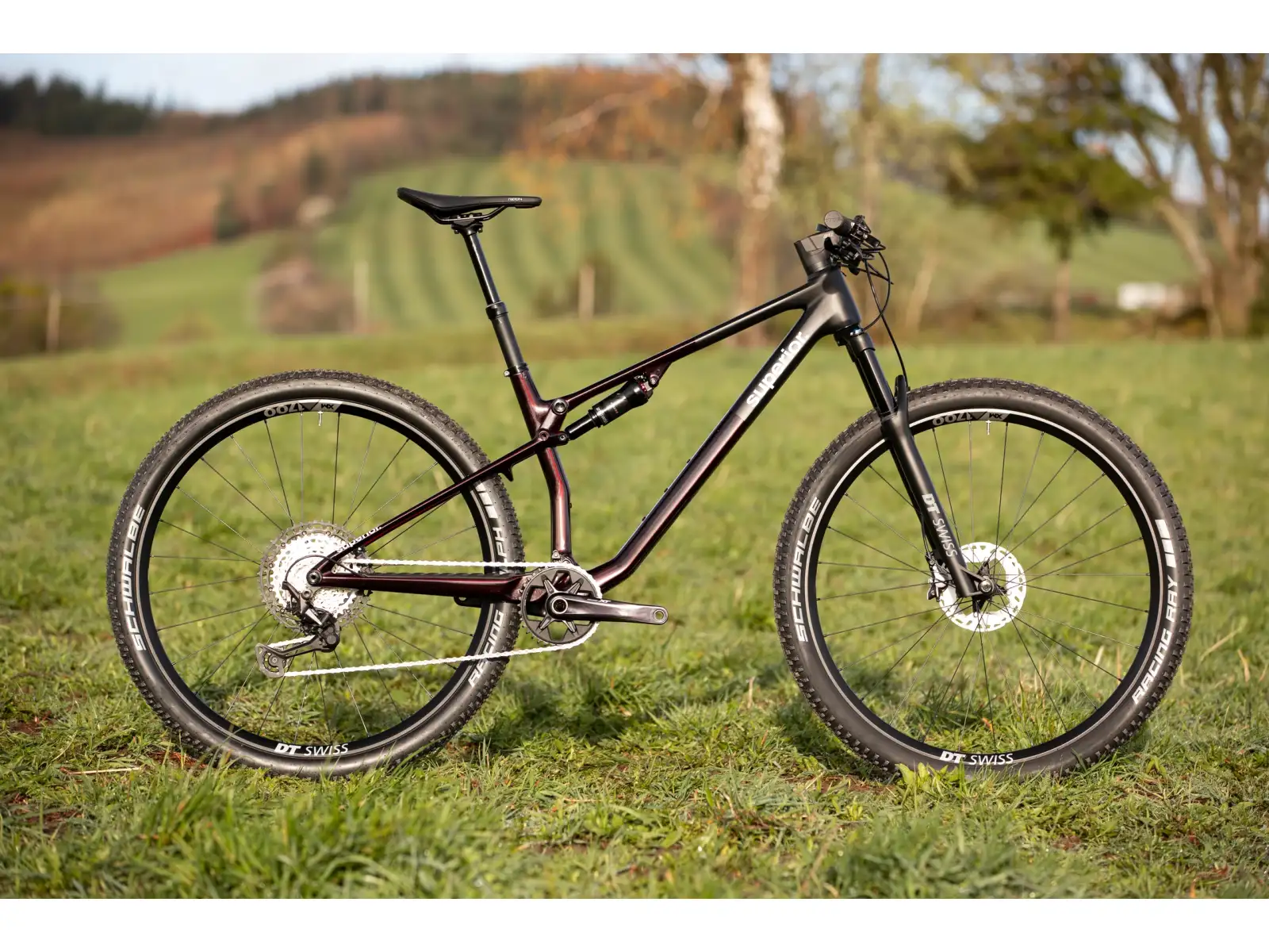 Superior XF 9.5 Team horský bicykel Gloss Red Carbon/Black