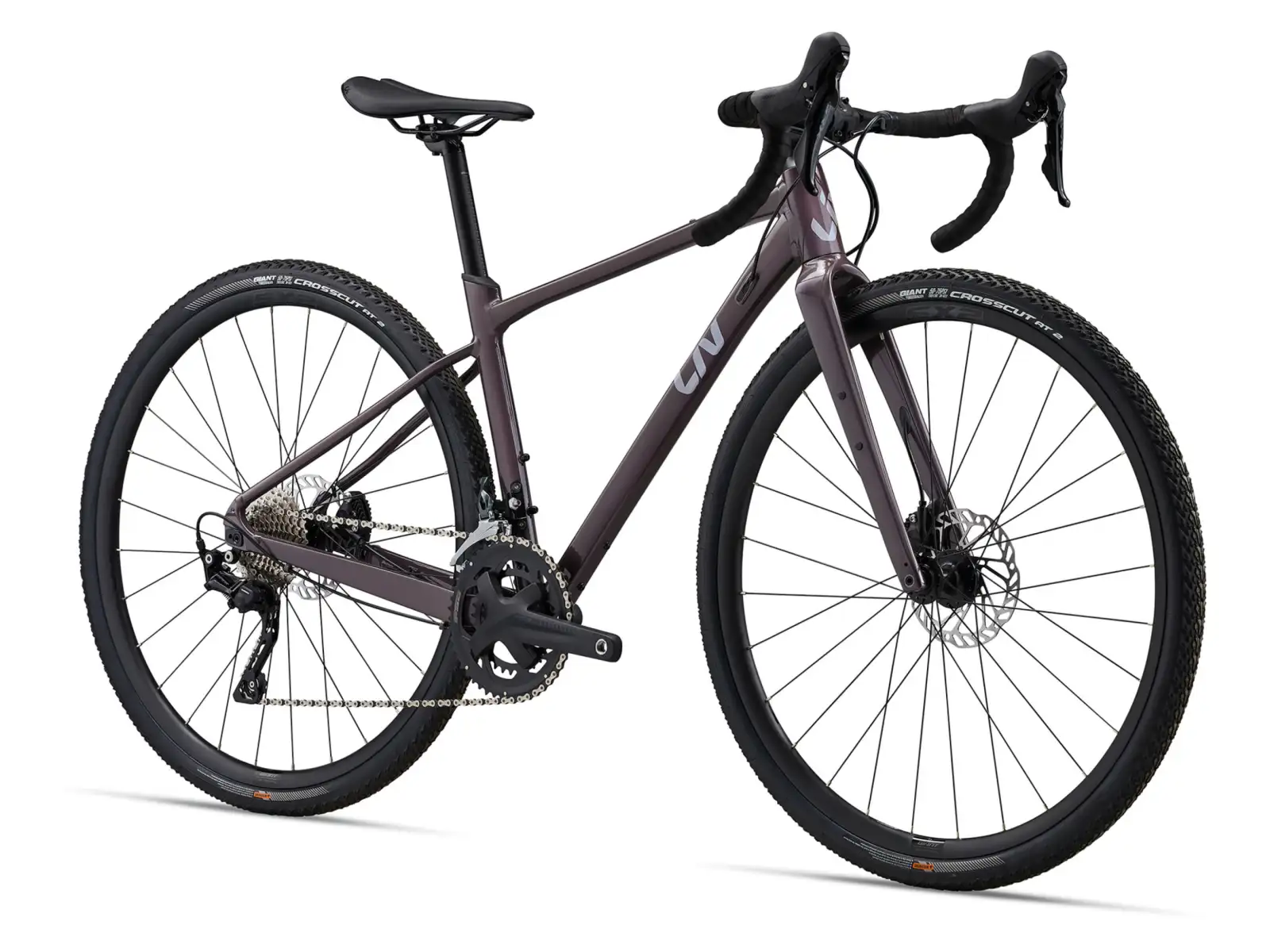 Liv Devote 1 dámsky gravel bicykel Charcoal Plum