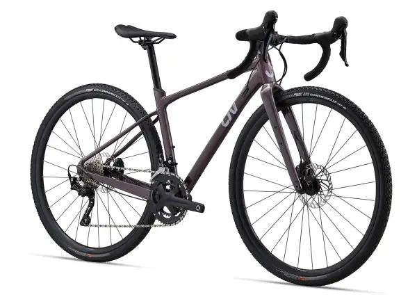 Liv Devote 1 dámsky gravel bicykel Charcoal Plum