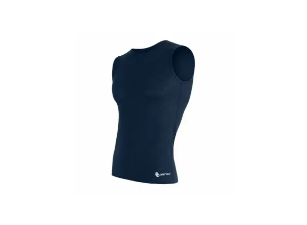 Sensor Coolmax Air pánske tričko bez rukávov Deep Blue