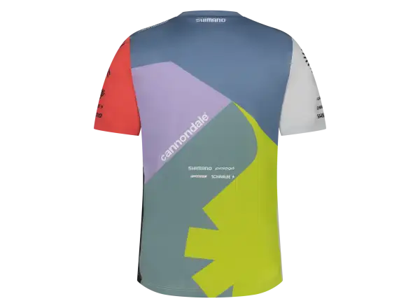 Cannondale CFR Replica MTB pánsky dres krátky rukáv Blue/Yellow