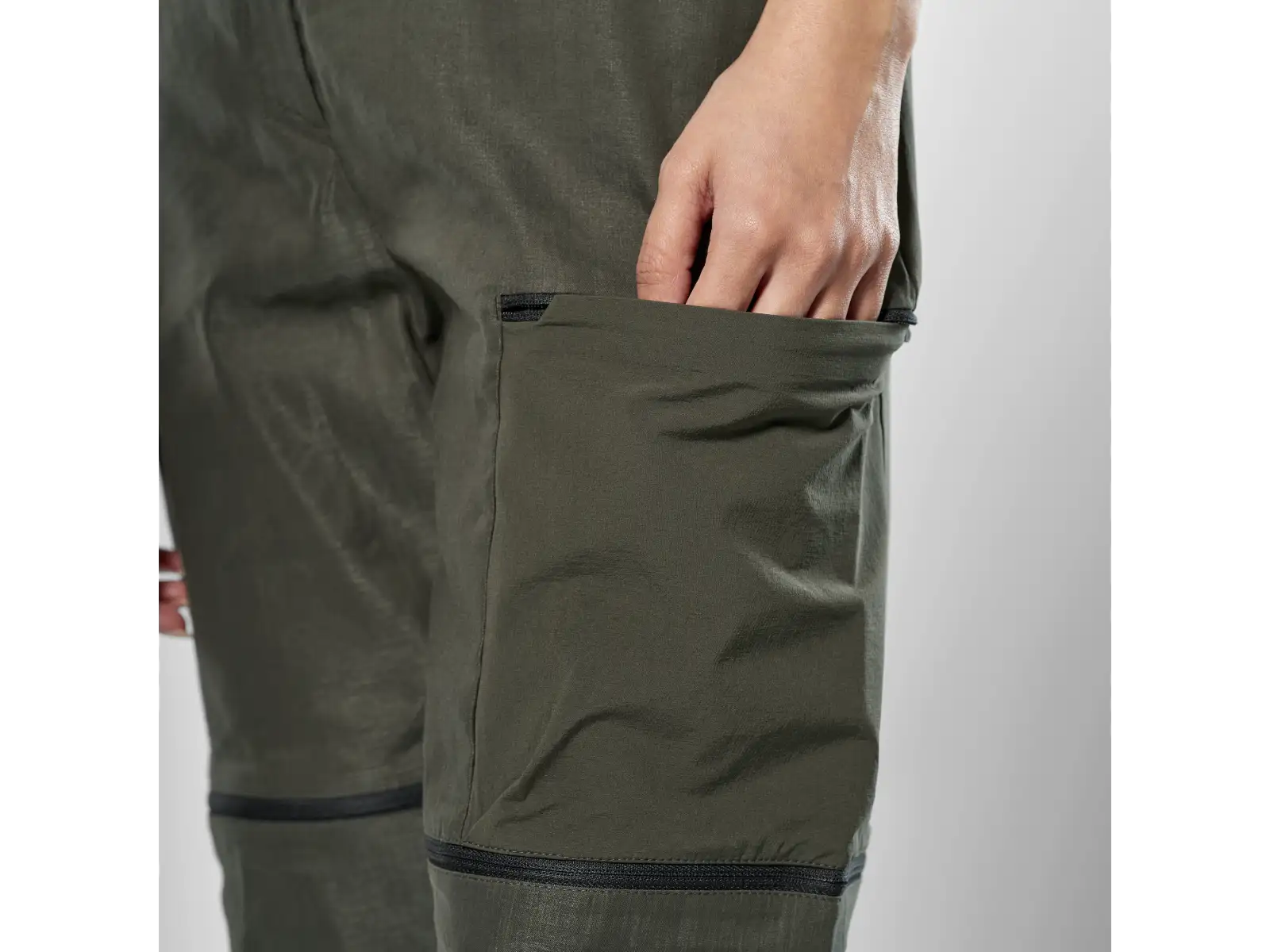 Salewa Puez Hemp/DST 2/1 dámske nohavice Dark Olive