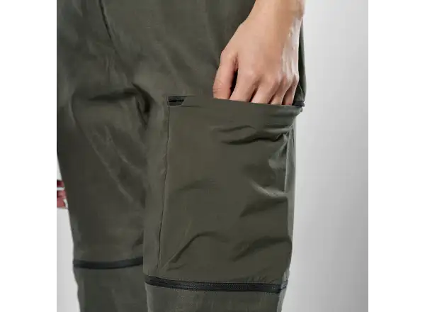 Salewa Puez Hemp/DST 2/1 dámske nohavice Dark Olive