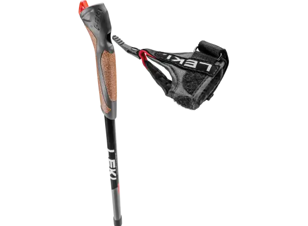 Leki Spin trekingové palice Black/Silver/White veľ. 100-130 cm