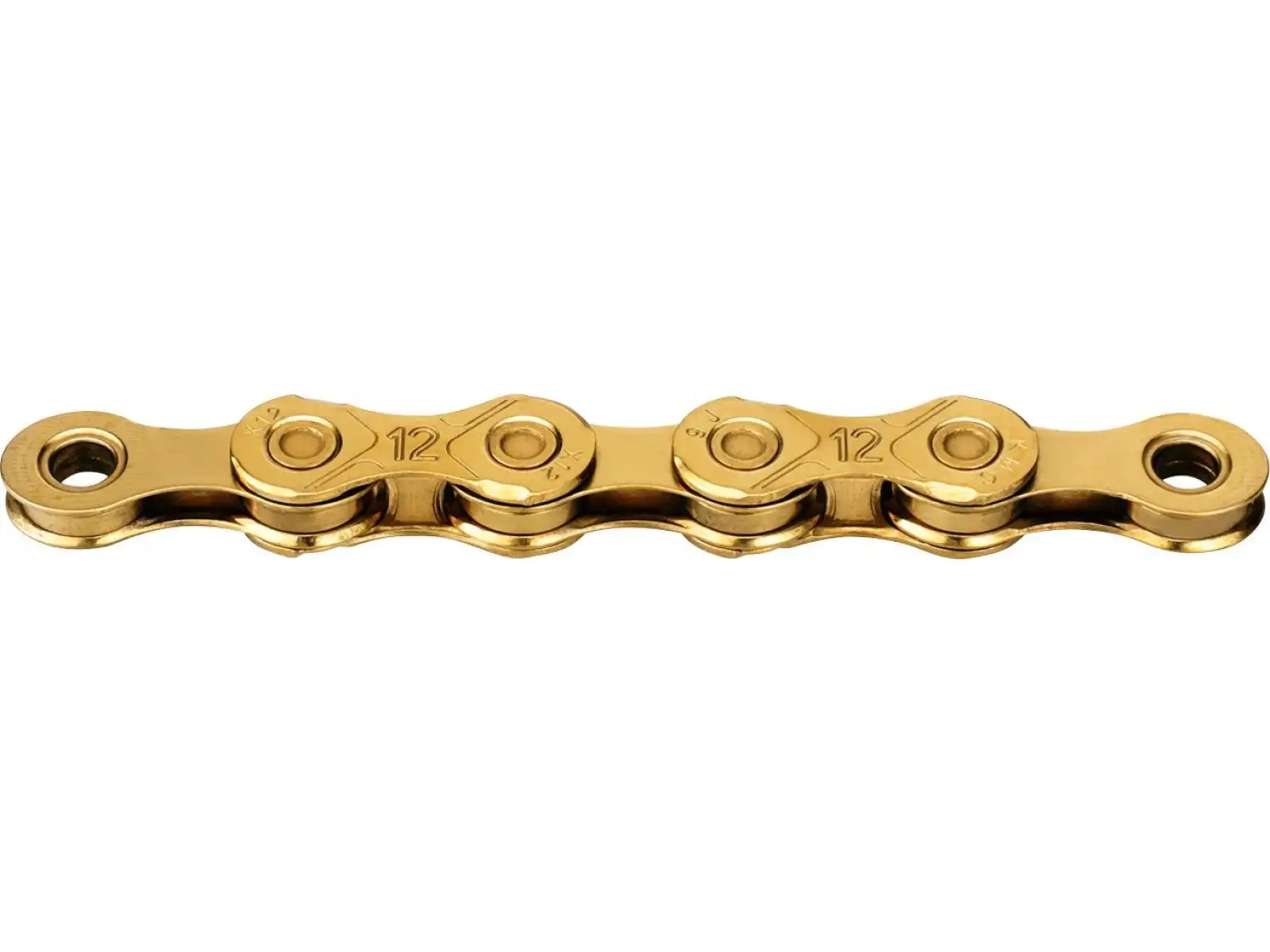 KMC X12 Ti-N gold reťaz 126 článkov