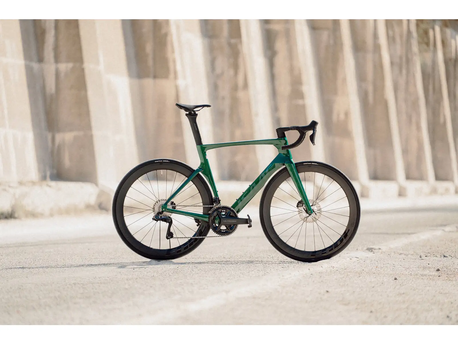 Isaac Meson 105 Di2 cestný bicykel Jade Green