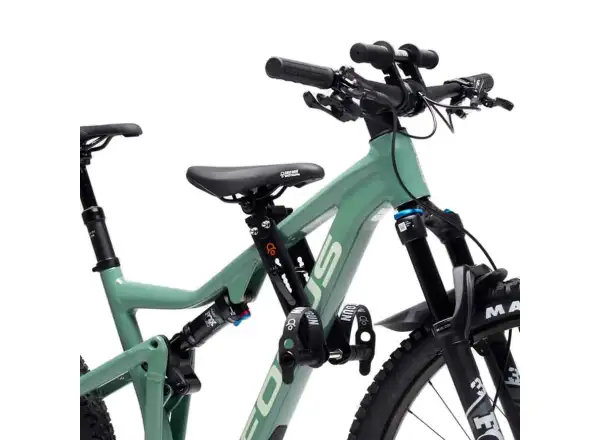 Kids Ride Shotgun MTB sedačka a riadidlá na rám čierna