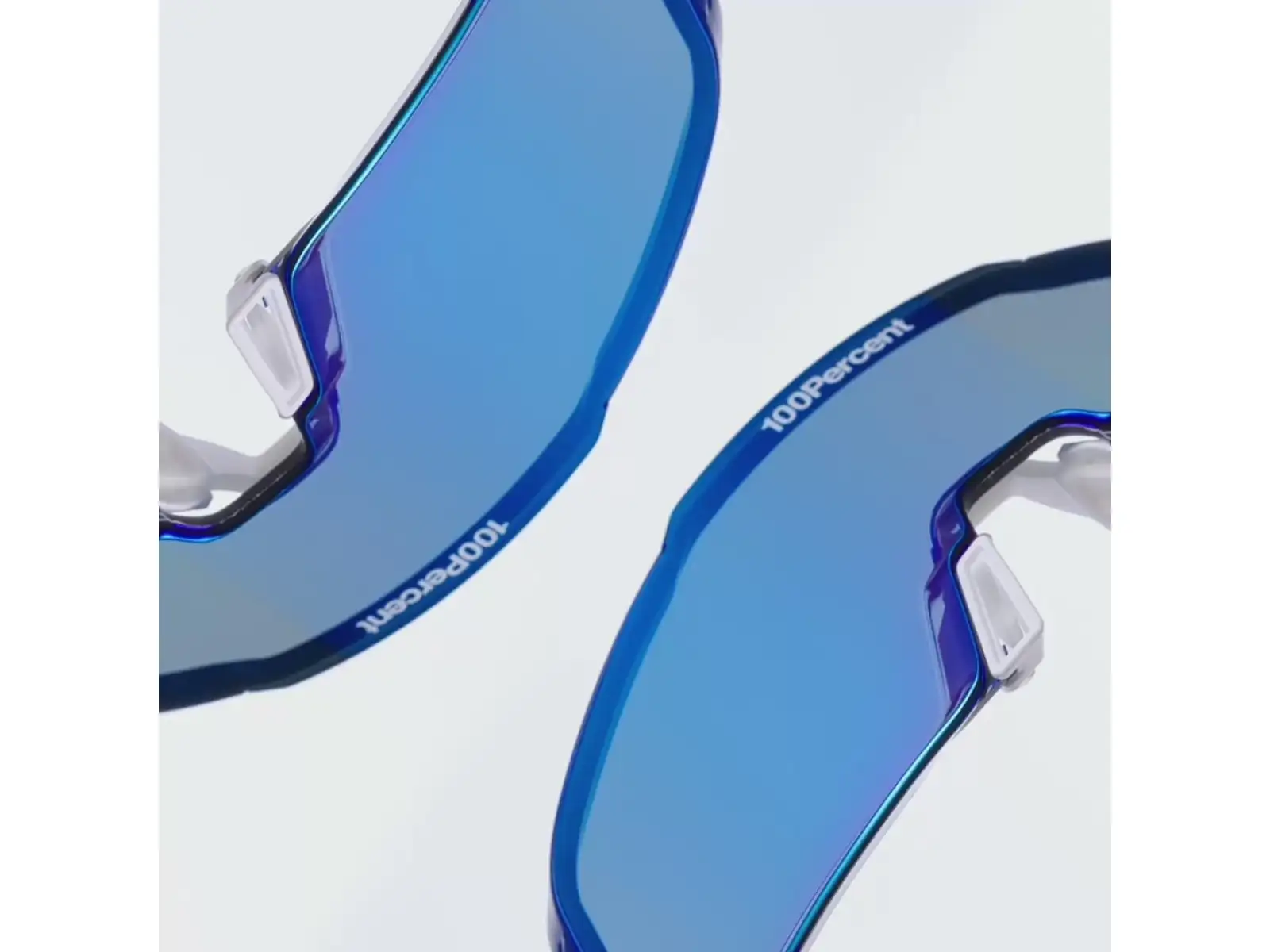 100% Korbin RBH okuliare Gloss Blue Holographic/HiPER Royal Blue Mirror Lens