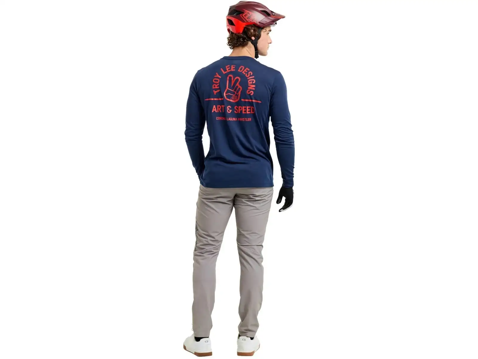 Troy Lee Designs Skyline Ride Tee pánsky dres dlhý rukáv Locals Midnight