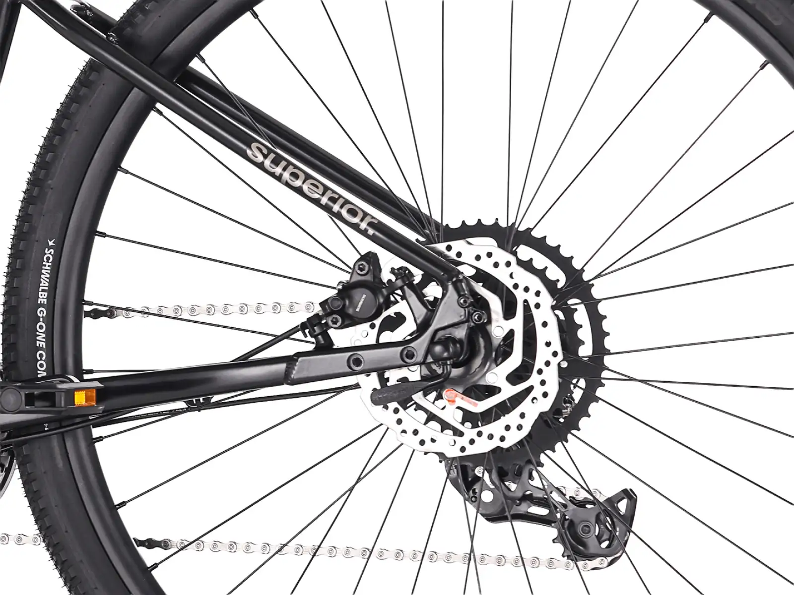 Superior Blox 6.4 mestský bicykel Matte Black