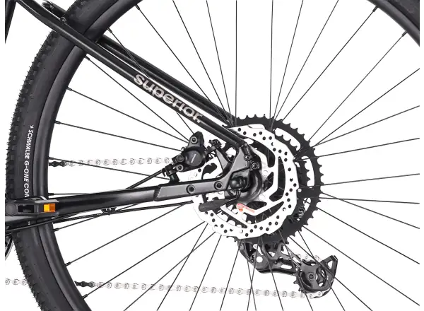 Superior Blox 6.4 mestský bicykel Matte Black