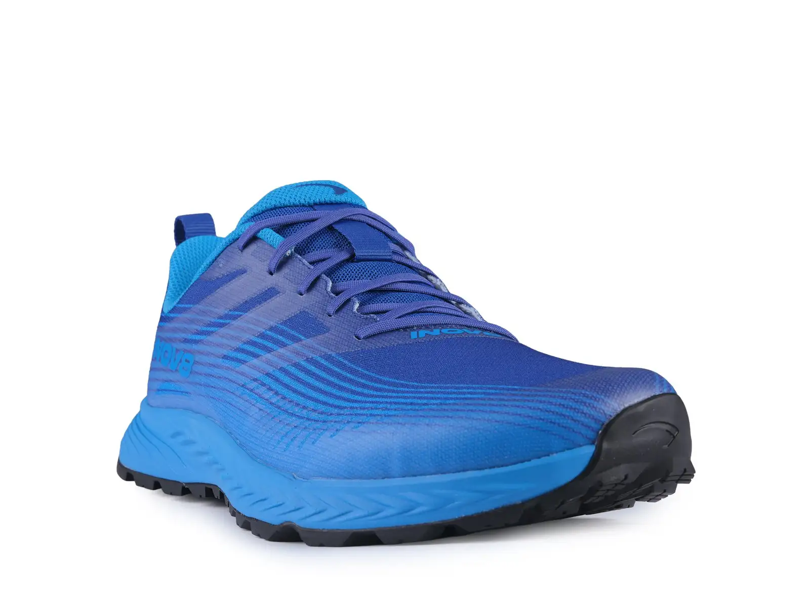 Pánske bežecké topánky Inov-8 Trailfly Speed M wide (modrá)