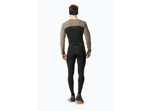 Dynafit Warm Ultra Tights pánske bežecké nohavice Black Out