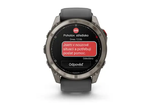 Garmin fenix 8 Pro 51 mm AMOLED Sapphire smart hodinky Titanium Graphite/Black