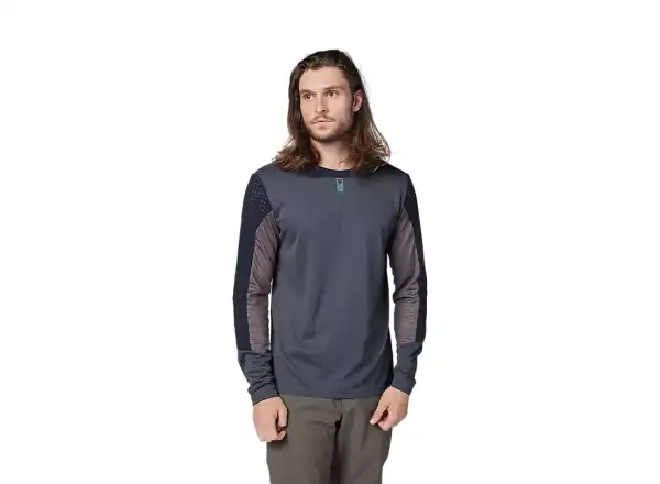 Fox Defend pánsky dres dlhý rukáv Graphite