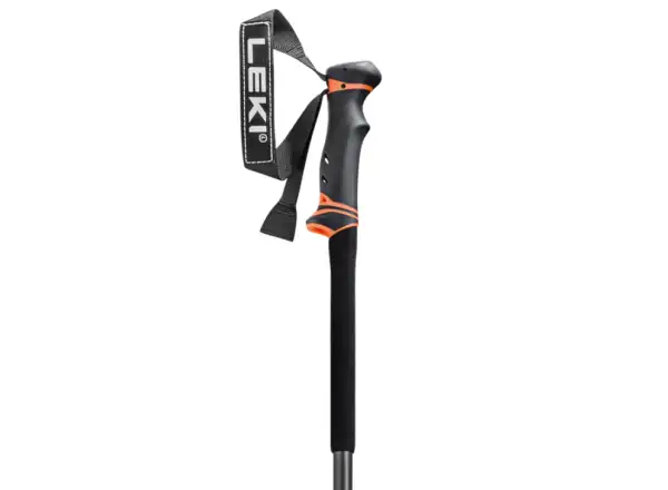 Leki Helicon Lite skialpové palice Dark anthracite/Neon orange/Black
