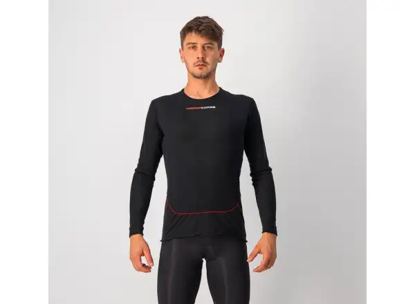 Castelli Prosecco Tech pánske tričko dlhý rukáv Black