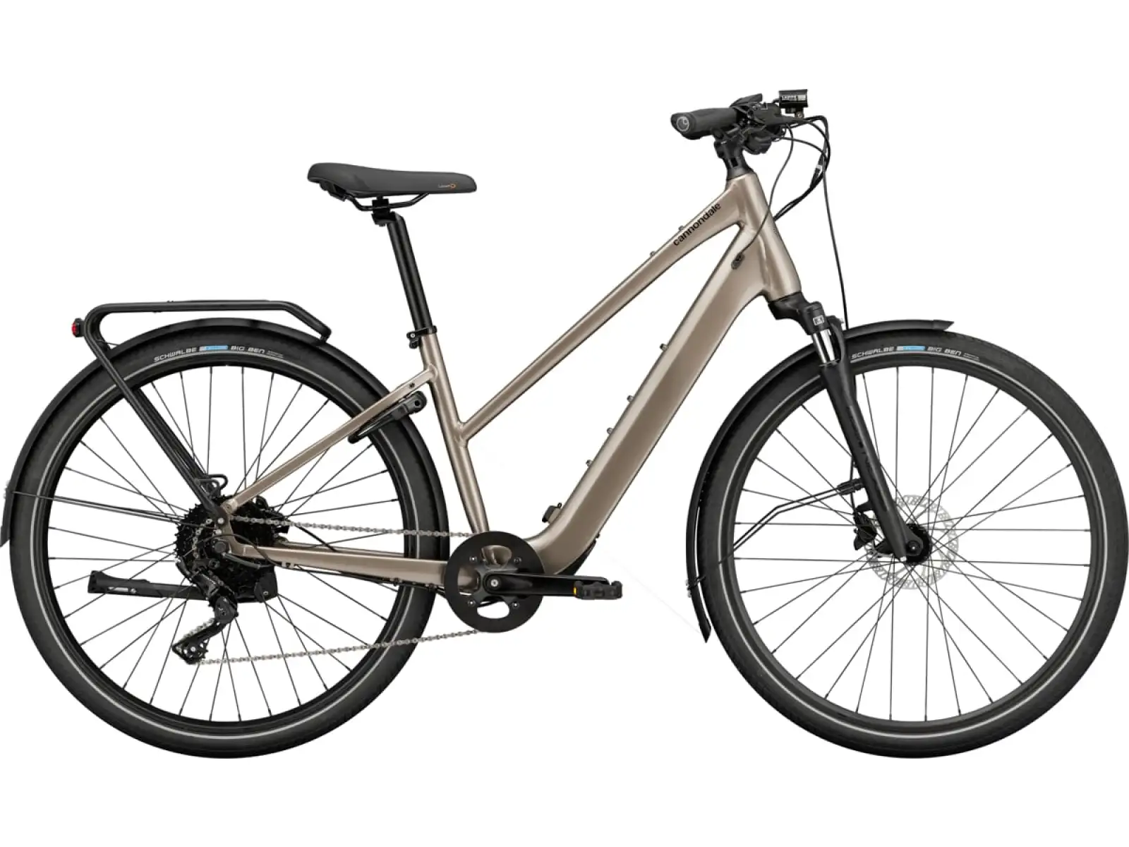 Cannondale Mavaro Neo SL 1 StepThru trekingový e-bike Meteor Gray