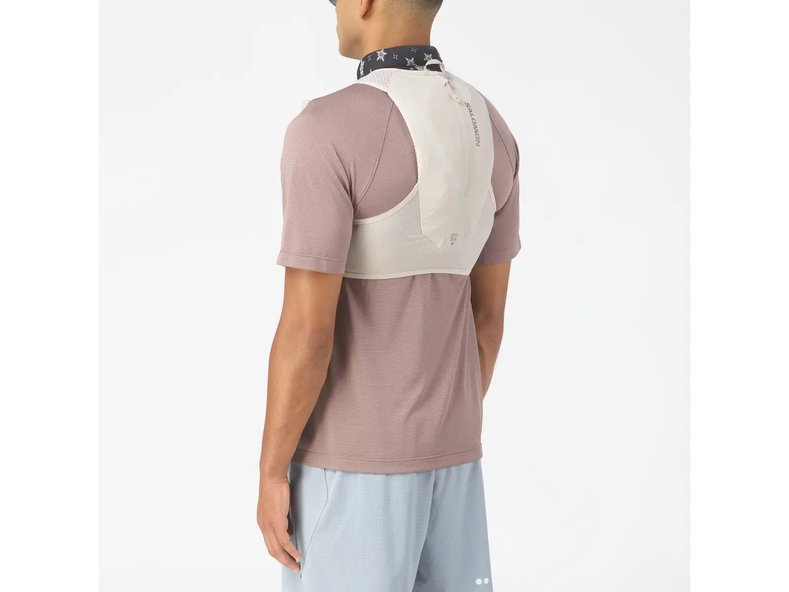 Salomon GRVL SKIN 4 SET bežecká vesta Silver Cloud/Iron