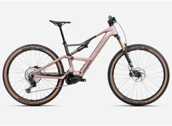 Orbea RISE SL M10 celoodpružené ľahké elektrobicykel čierna-ružová