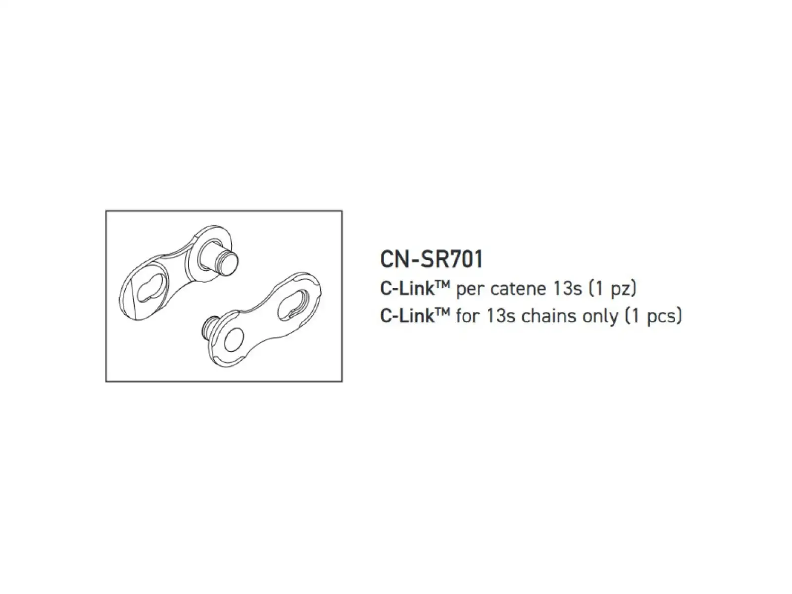 Campagnolo Ekar C-Link 13 sp. spojka reťaze