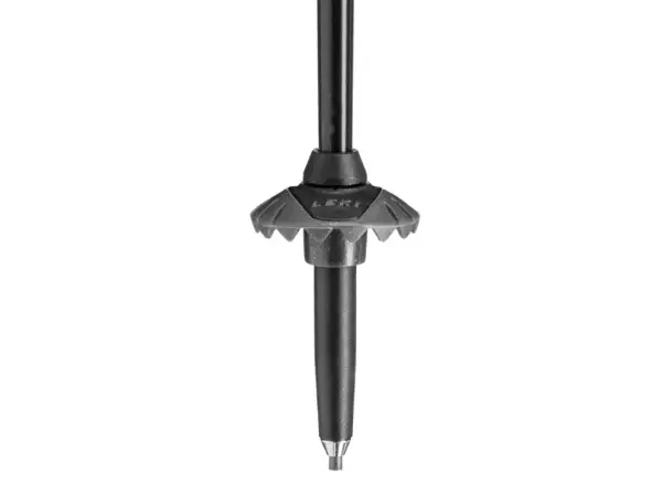 Leki Detect S Vario zjazdové palice Warm Grey Light/Warm Grey Dark/Black