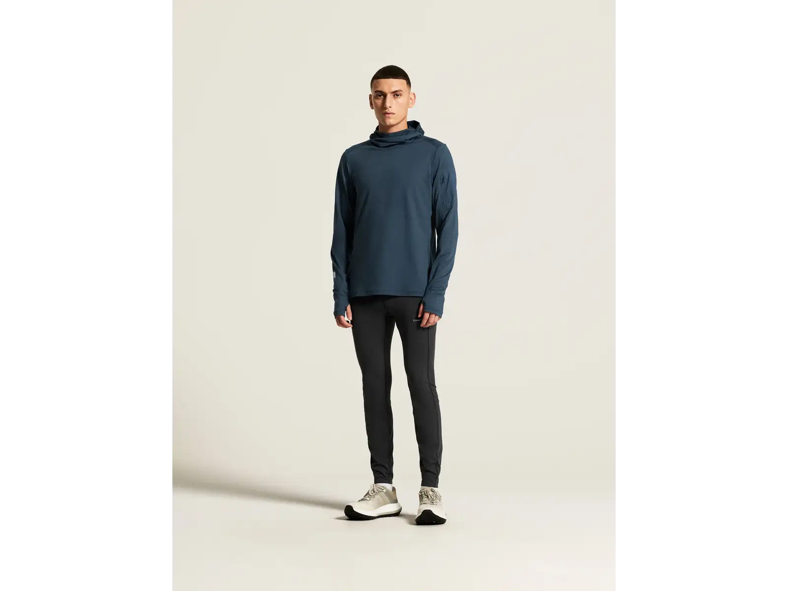 Craft Hypervent Running Tights pánske bežecké nohavice čierna