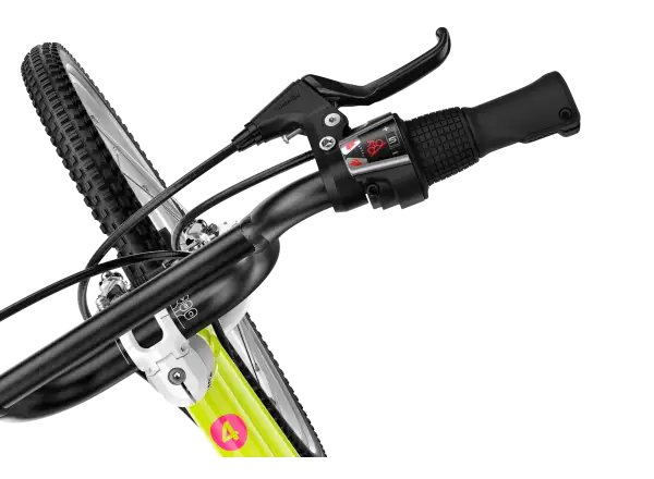 Woom GO 4 detský bicykel neon lime