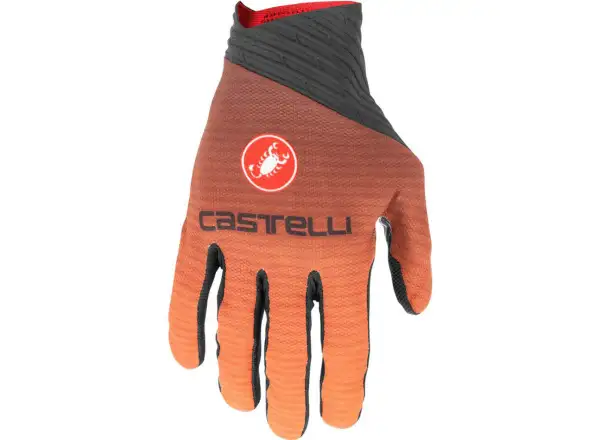 Castelli CW 6.1 Cross pánske zateplené rukavice oranžové
