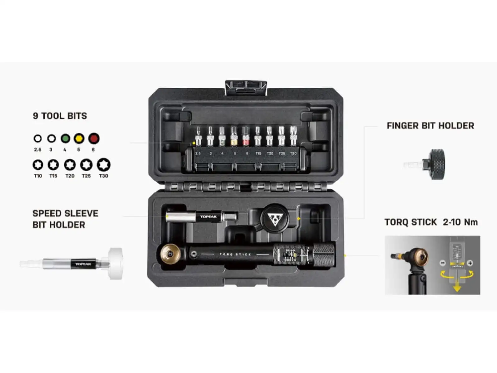 Súprava náradia Topeak Torq Stick Pro 12 funkcií