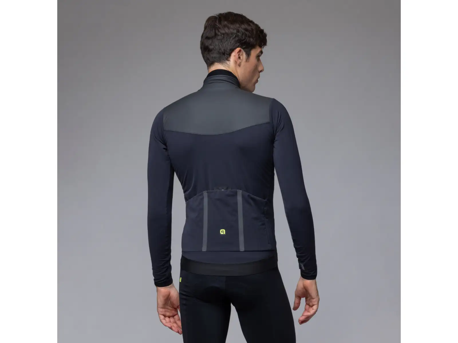 Alé R-EV1 Wool Speed pánska zimná cyklistická bunda Black